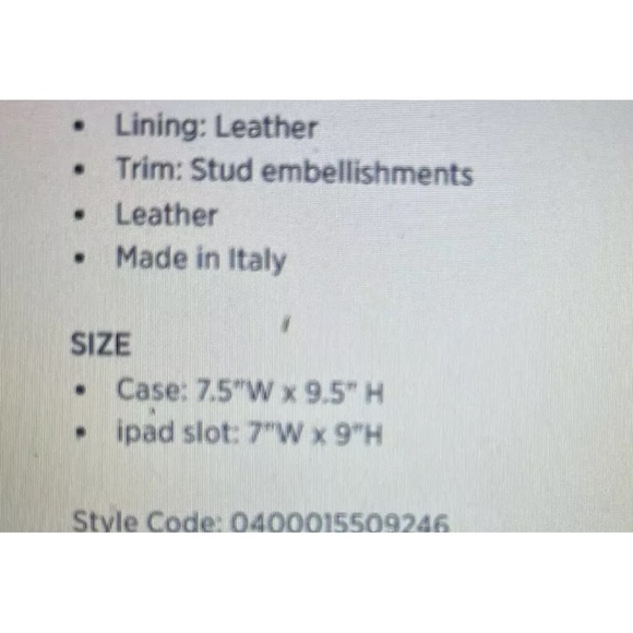 Valentino ipad rockstud case - Picture 7 of 8